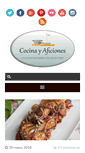 Mobile Screenshot of cocinayaficiones.com